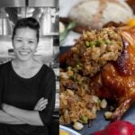Tracy Chang and sticky rice duck